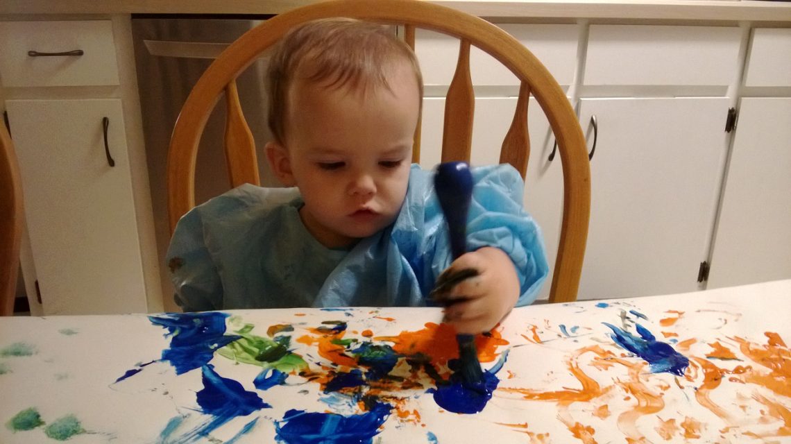 Add paint to your homeschool